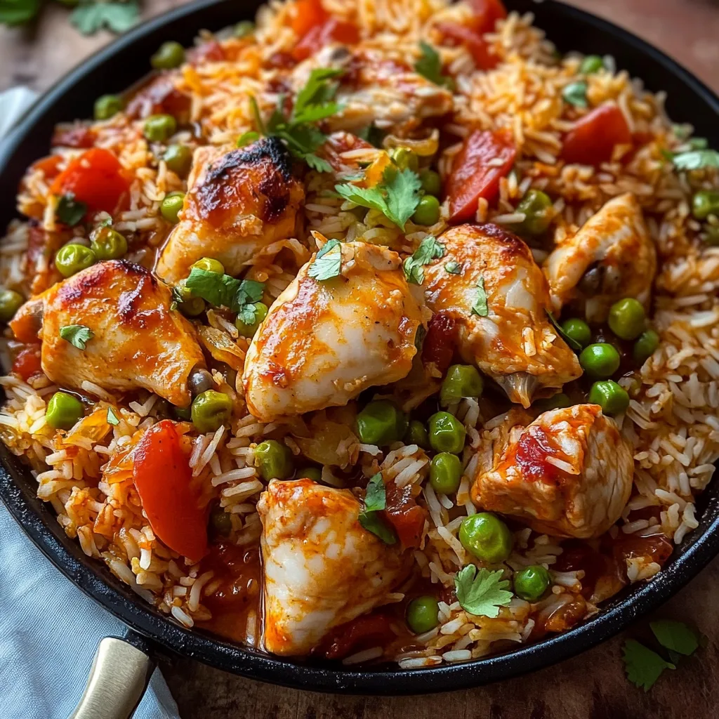 One Pot Reis mit Hähnchen