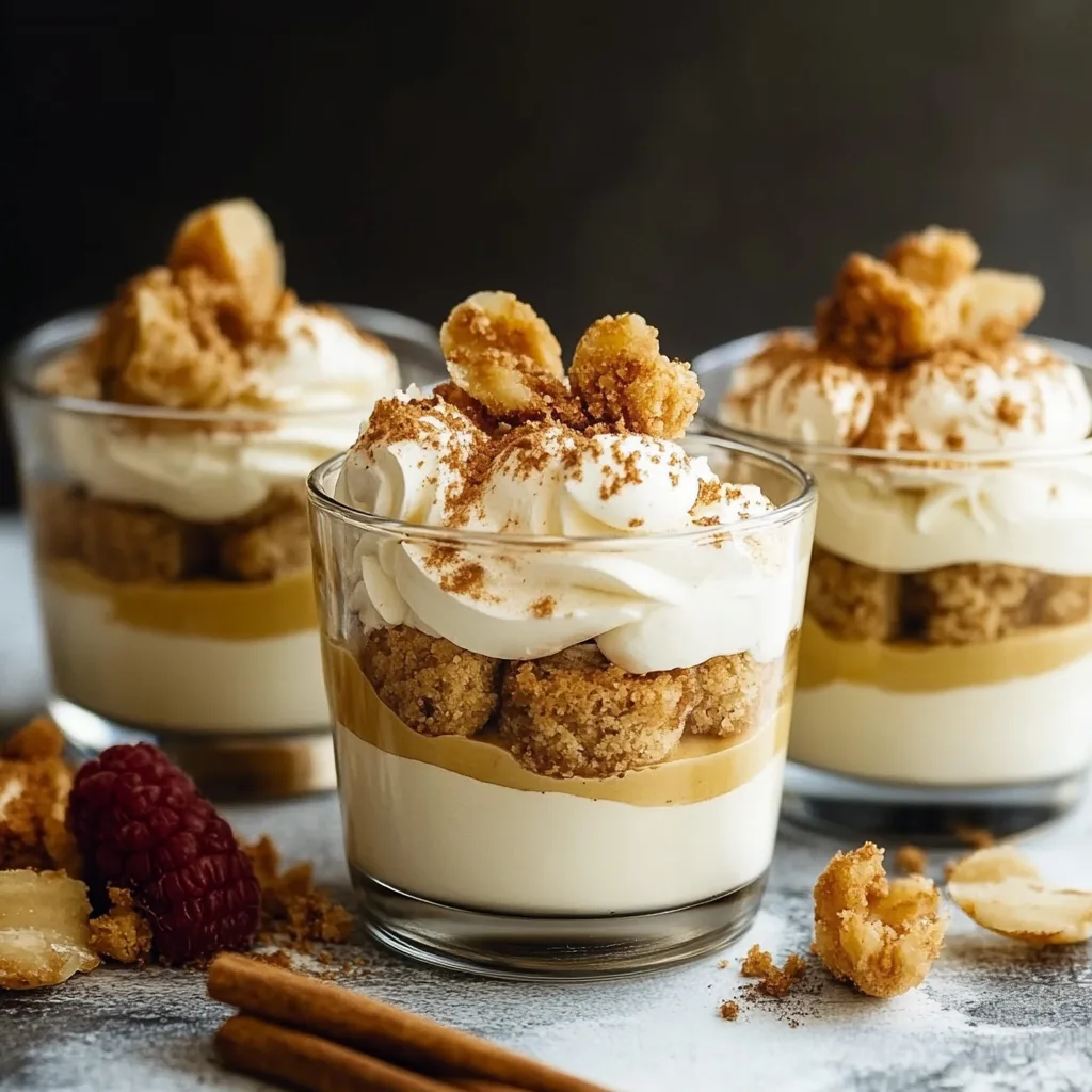 Bratapfel-Tiramisu im Glas