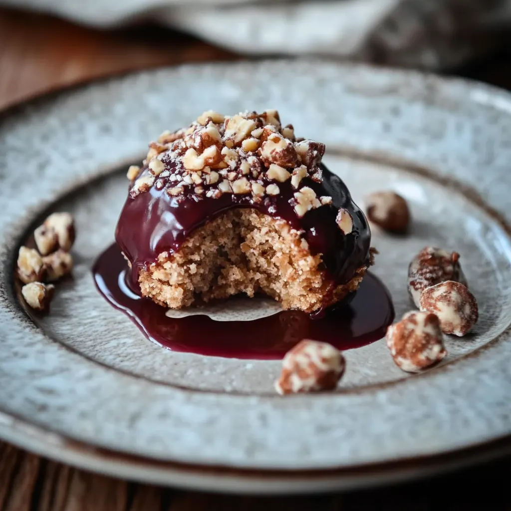 Lebkuchenknödel mit Nougat