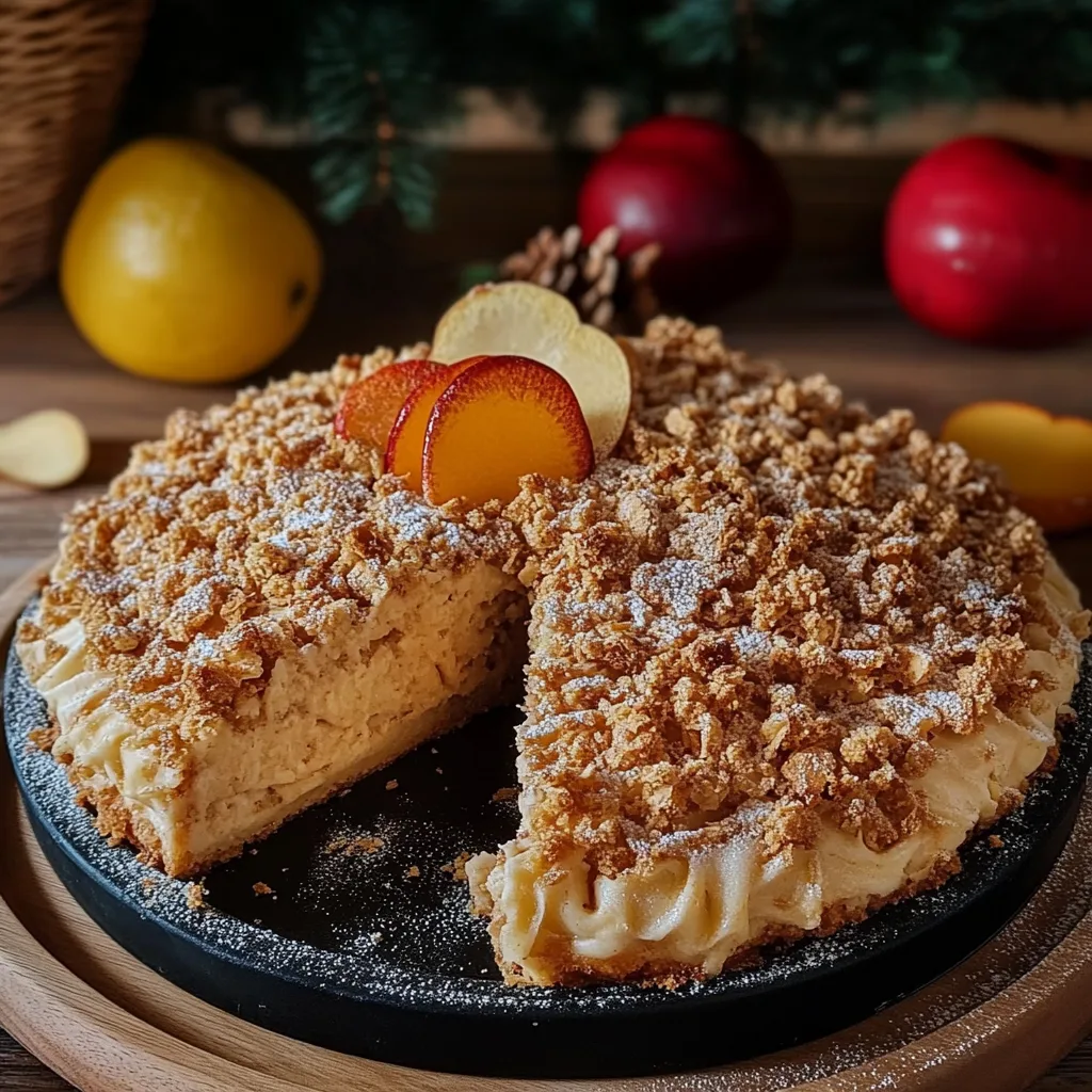 Spekulatius Maulwurfkuchen mit Bratapfel-Zimt-Füllung
