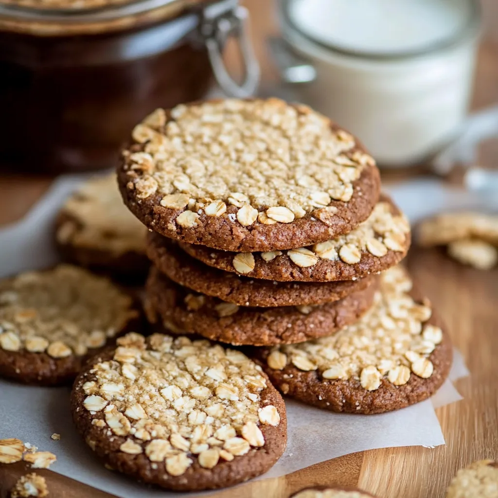 Knusprige Haferflocken Kekse