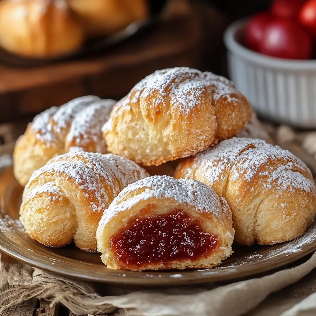 Perfekte Marmeladen-Küsschen