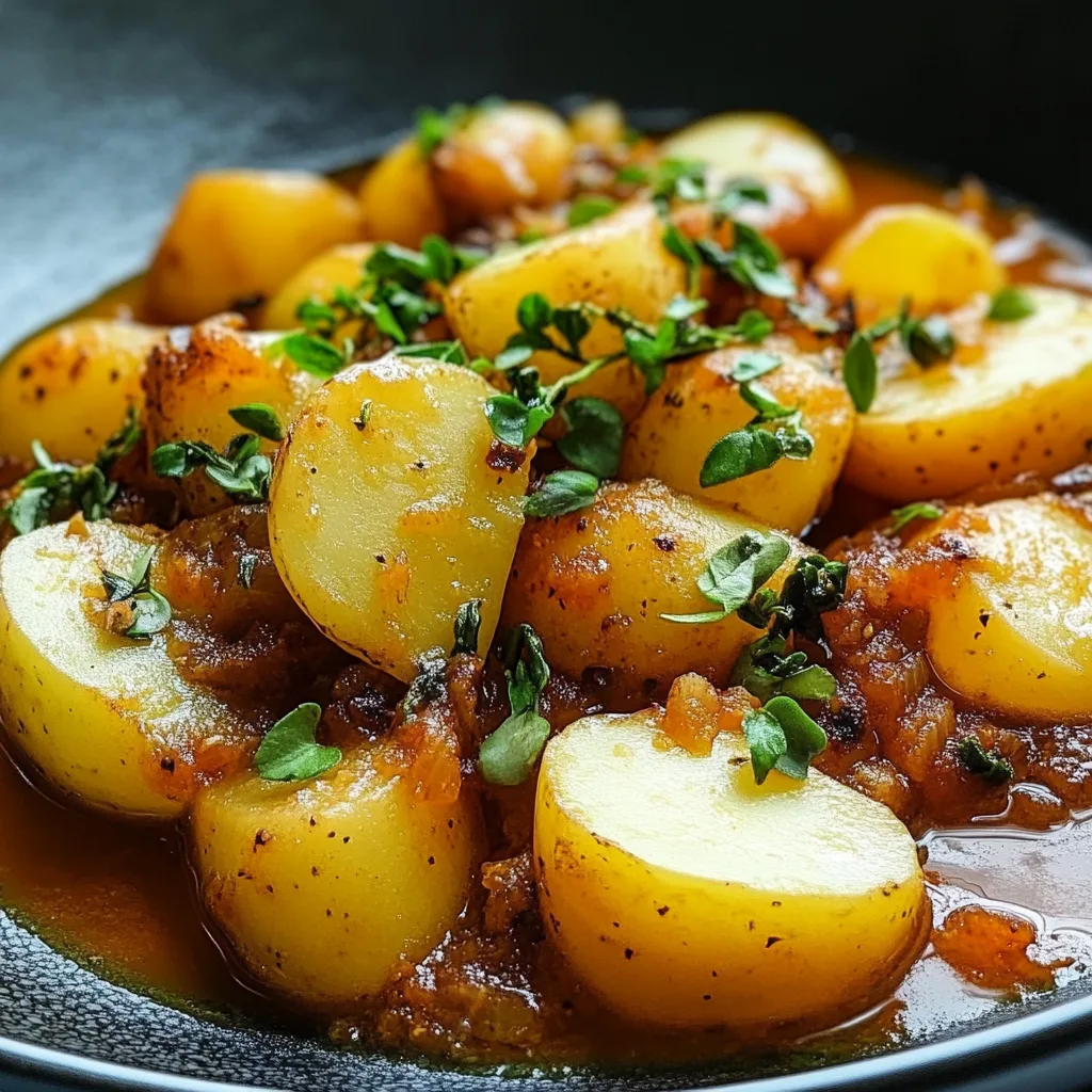 Würzige Kartoffel-Rosenkohl-Pfanne