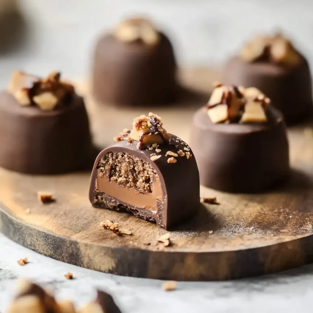 Trüffelpralinen mit Nougat & Espresso