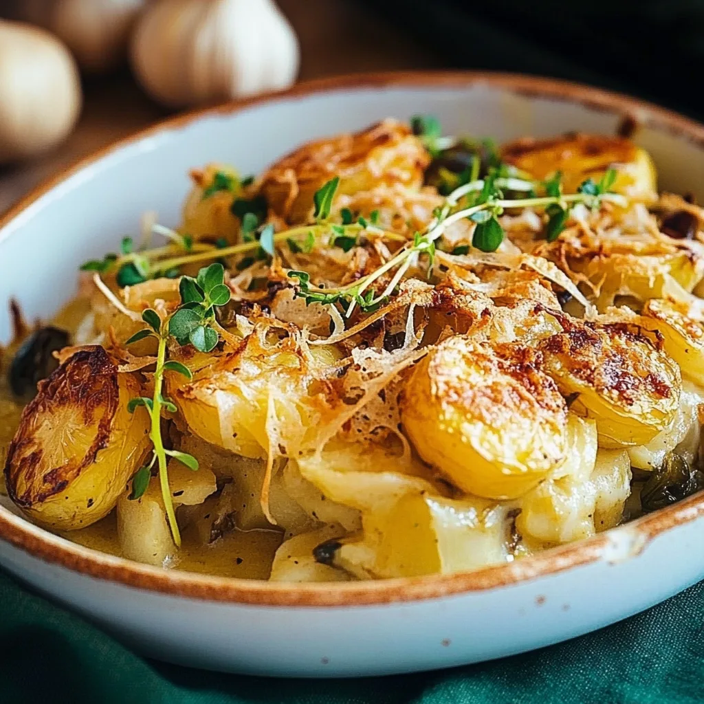 Rosenkohl mit Kartoffelkruste