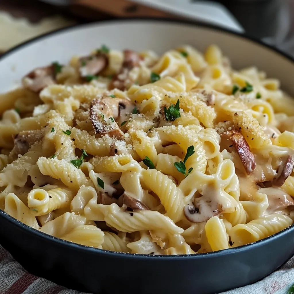 Flammkuchen Pasta aus dem Ofen