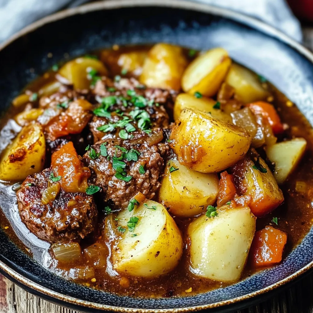 Bauerntopf mit Hackfleisch und Kartoffeln