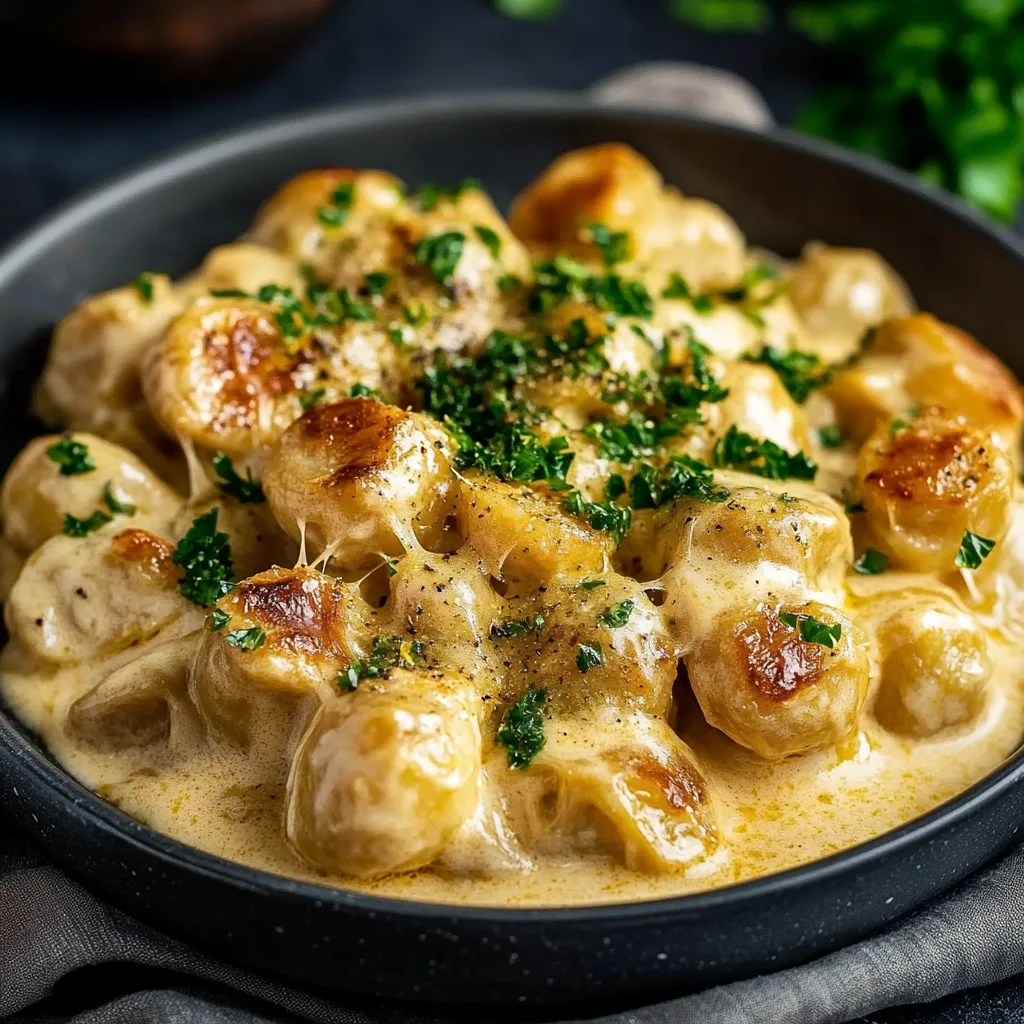 Rosenkohl in Frischkäse-Senfsauce