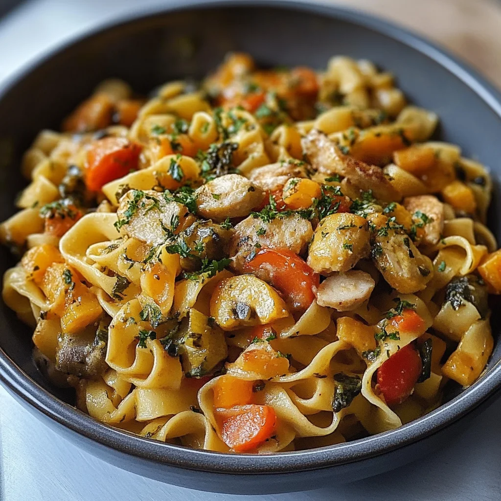 Einfacher Gemüse-Nudel-Auflauf