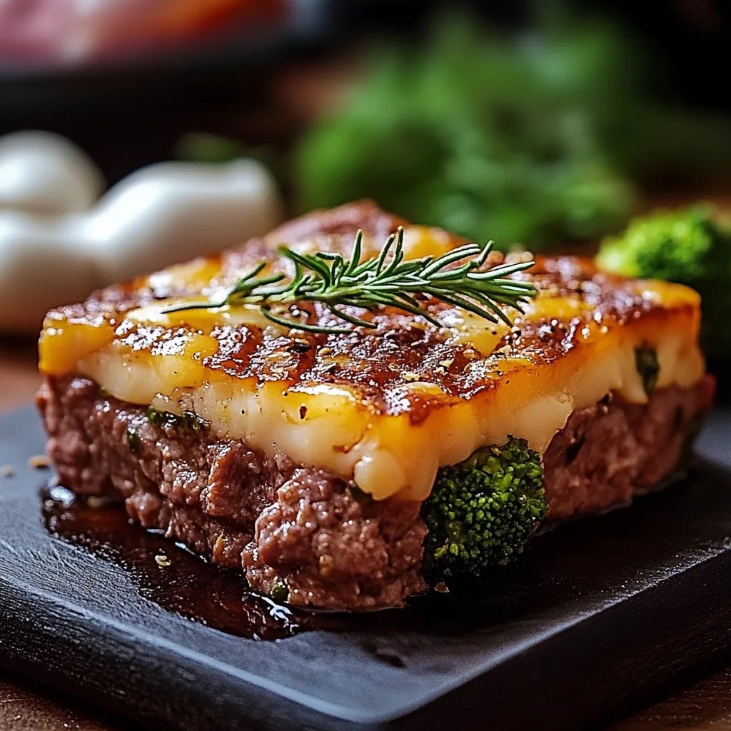 Fitness-Auflauf mit Brokkoli und Hackfleisch