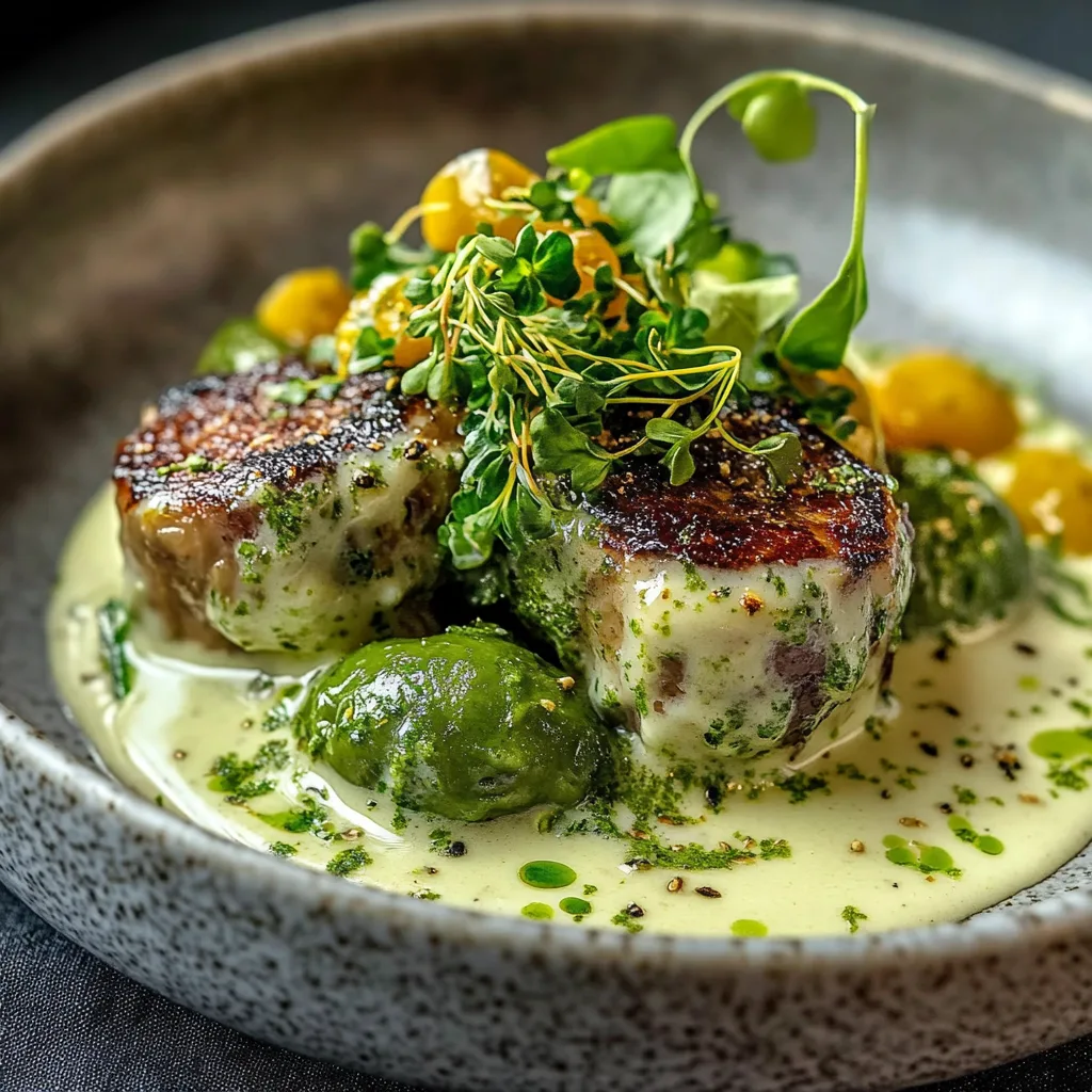 Rosenkohl in Frischkäse-Senfsauce