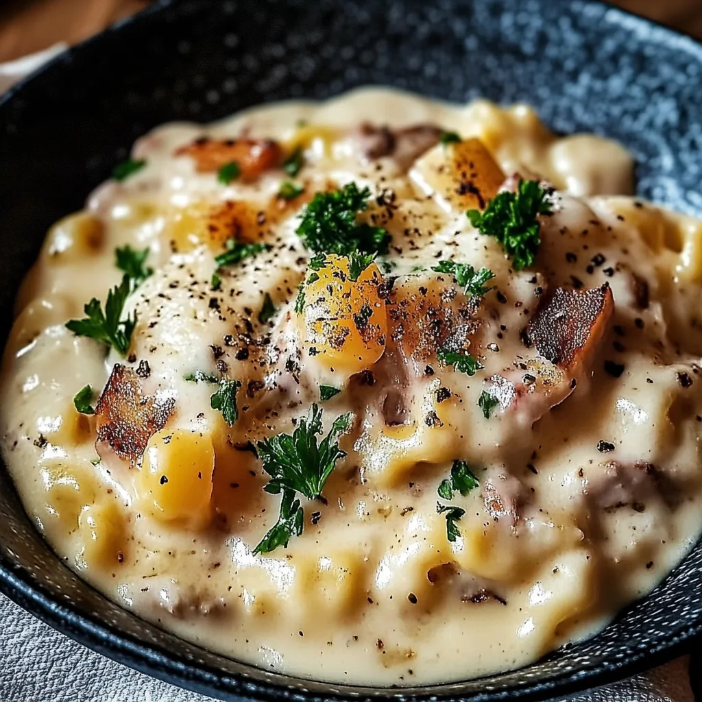 Käse-Schinken-Sahne Spätzle