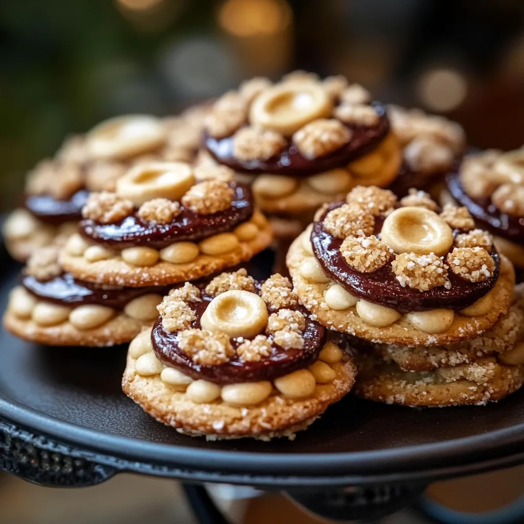 Omas Walnuss Marzipan Plätzchen