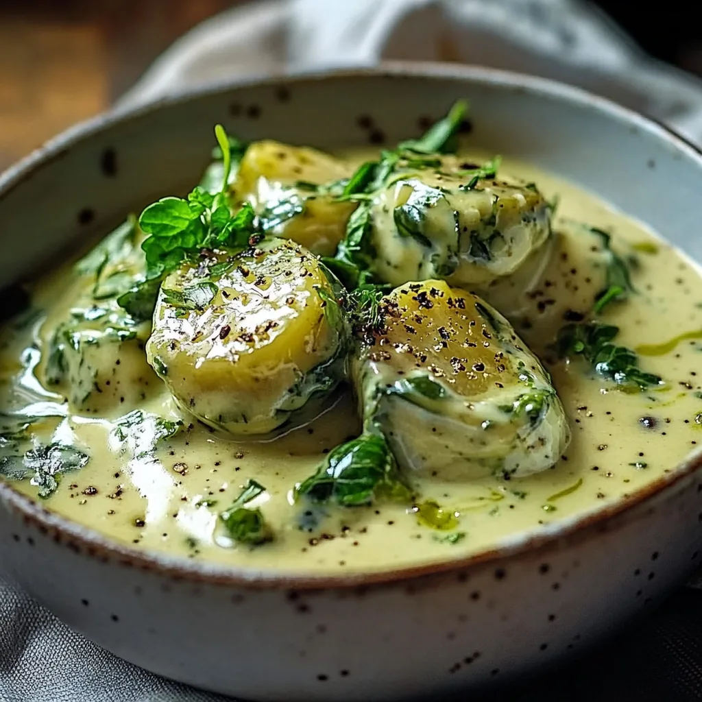 Rosenkohl in Frischkäse-Senfsauce