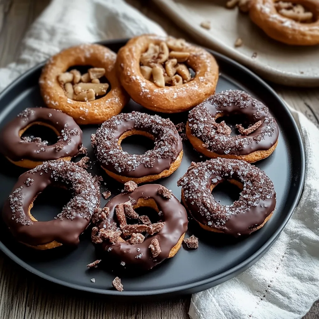 Süße Salzbrezeln mit Schokolade