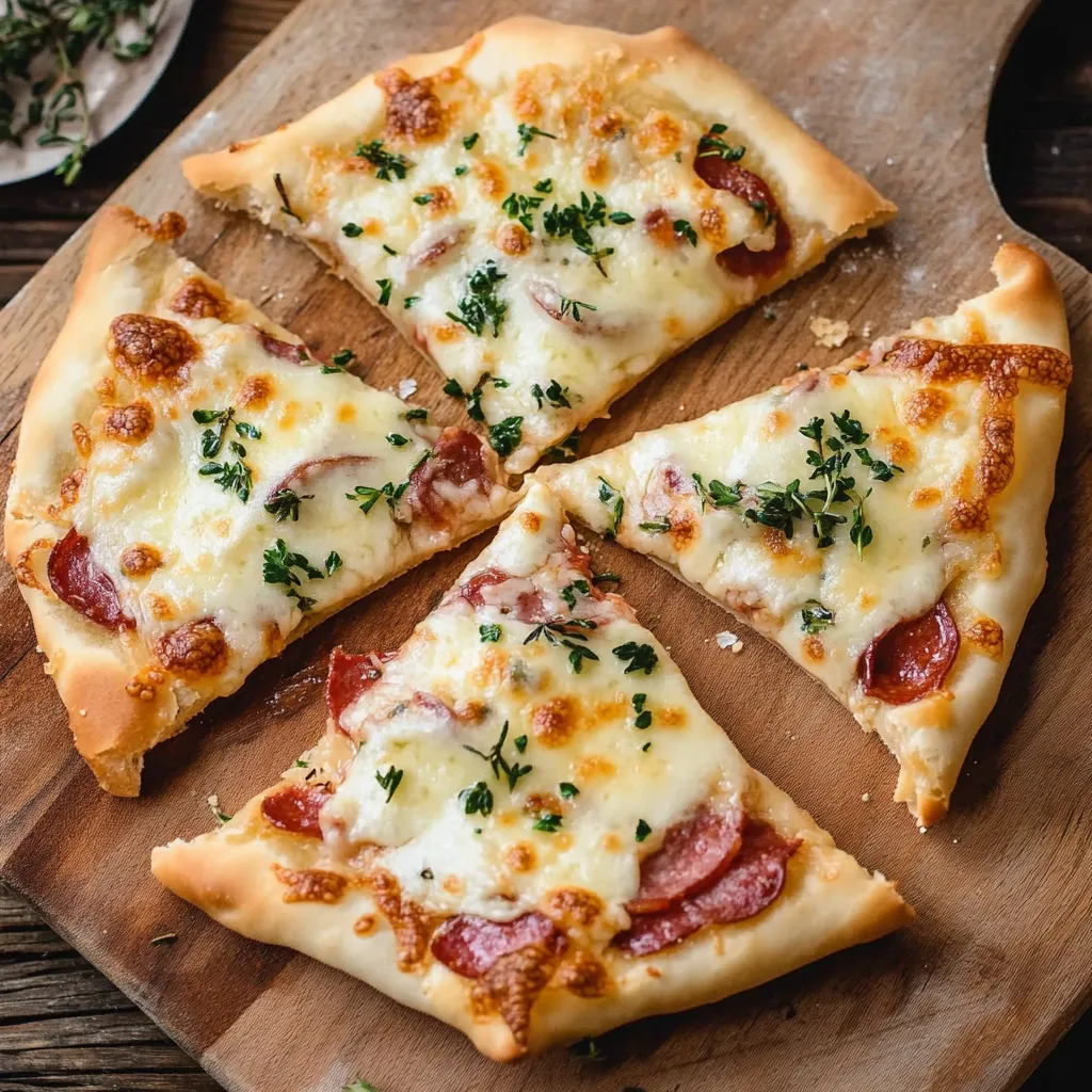 Mini Flammkuchen Sterne