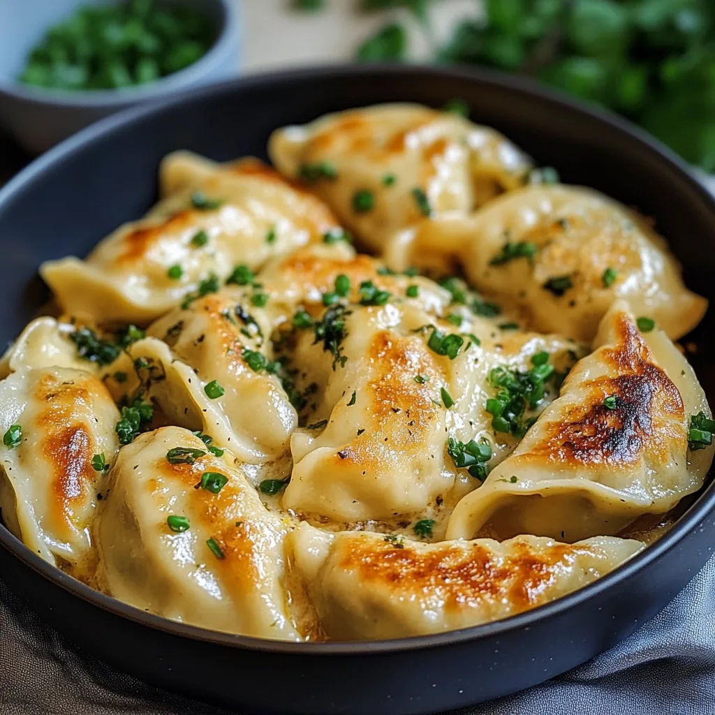Maultaschen in Käse-Sahne-Soße