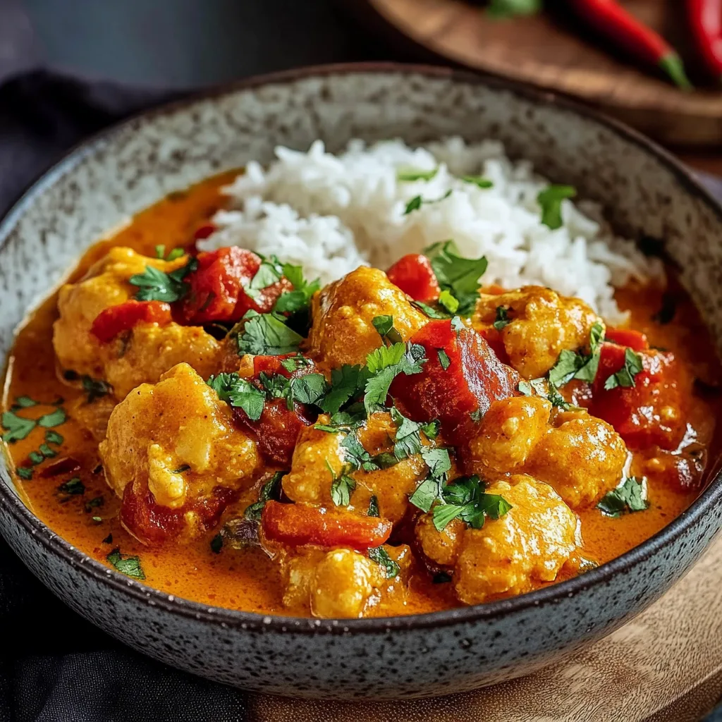 Cremiges Blumenkohl-Curry