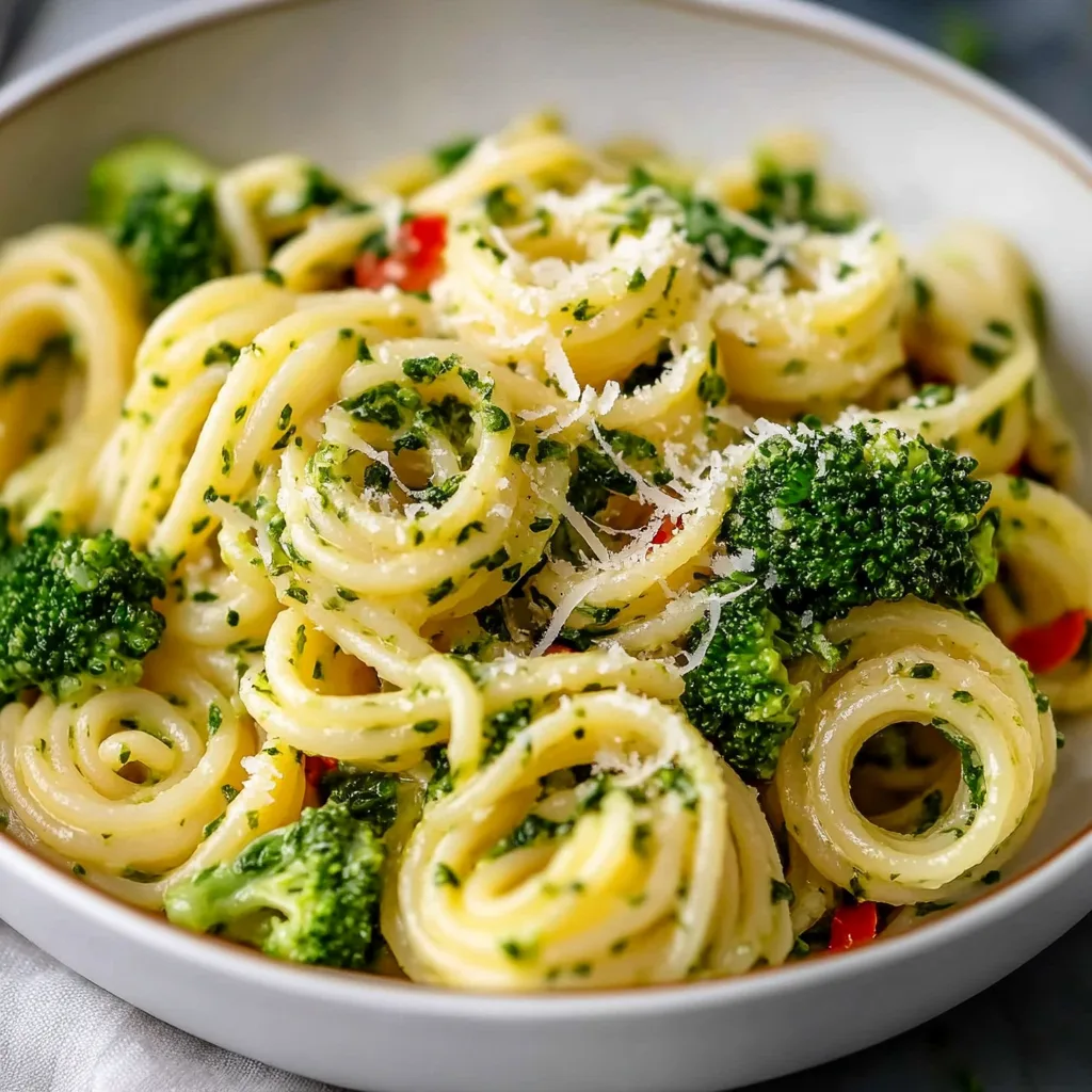 Einfache gesunde Brokkoli-Pasta