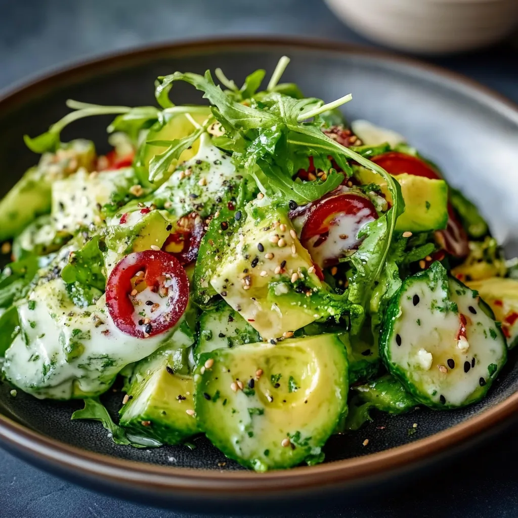Avocado-Gurken-Salat