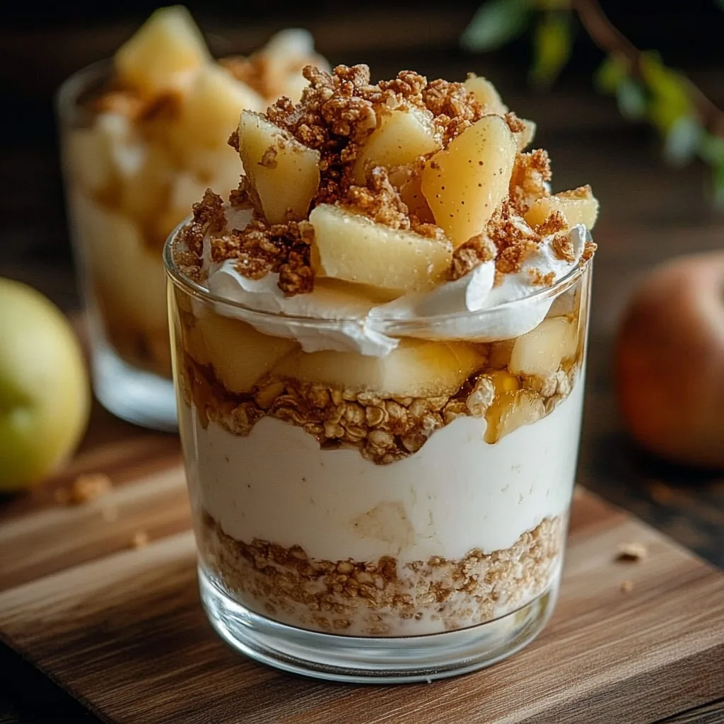 Köstlicher Zimt-Apfel-Joghurt