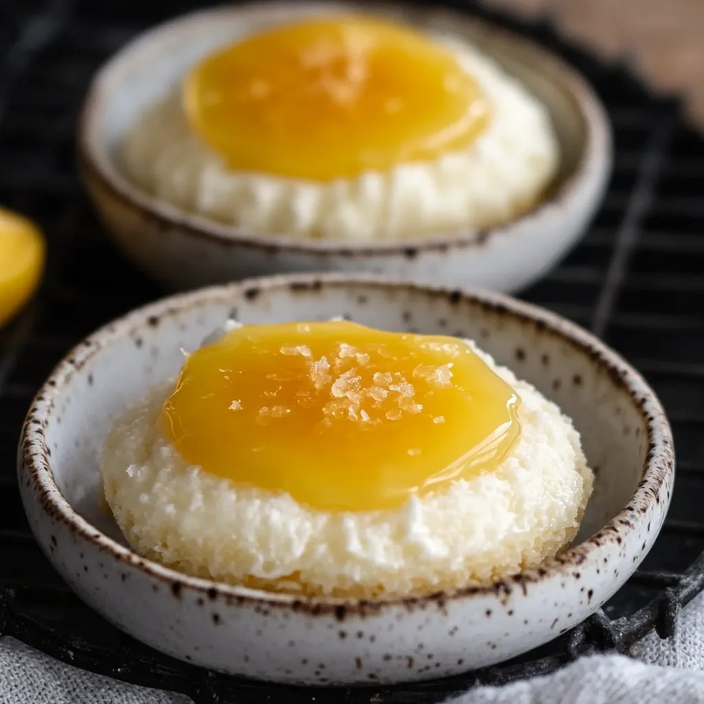 Kokosmakronen mit Lemon Curd