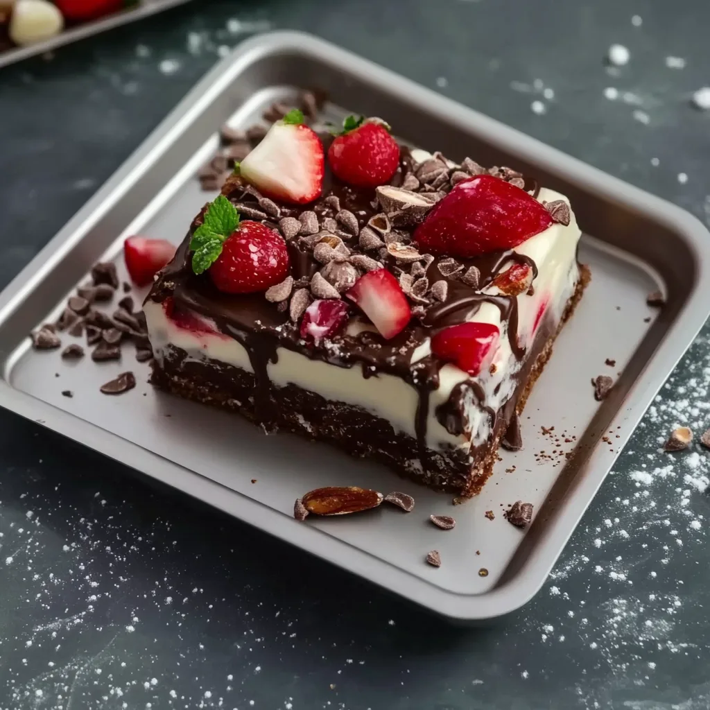 Joghurt-Weihnachts-Schokoriegel