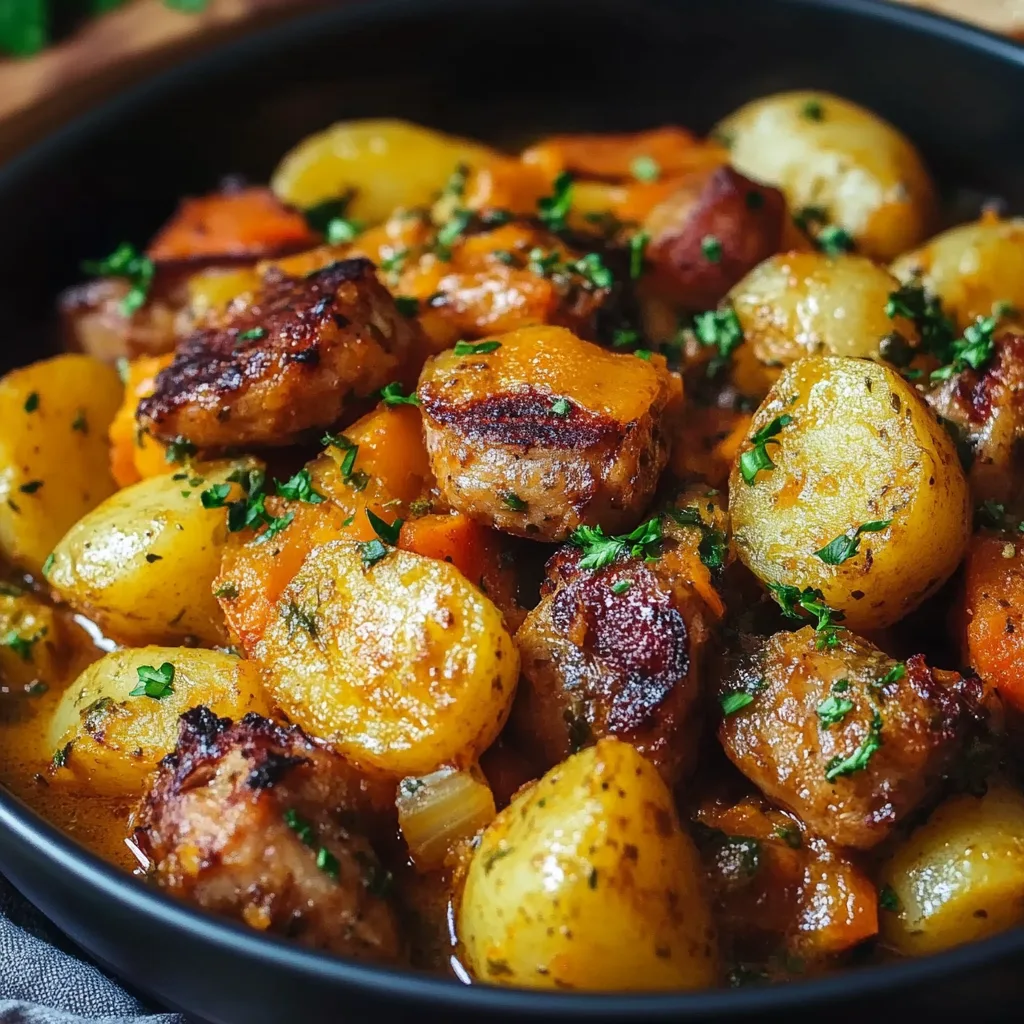 Mohren und Kartoffel Eintopf