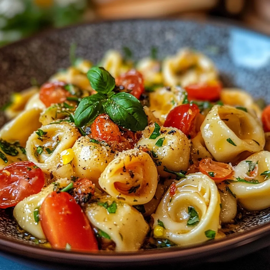Tortellini-Pfanne mit Gemüse