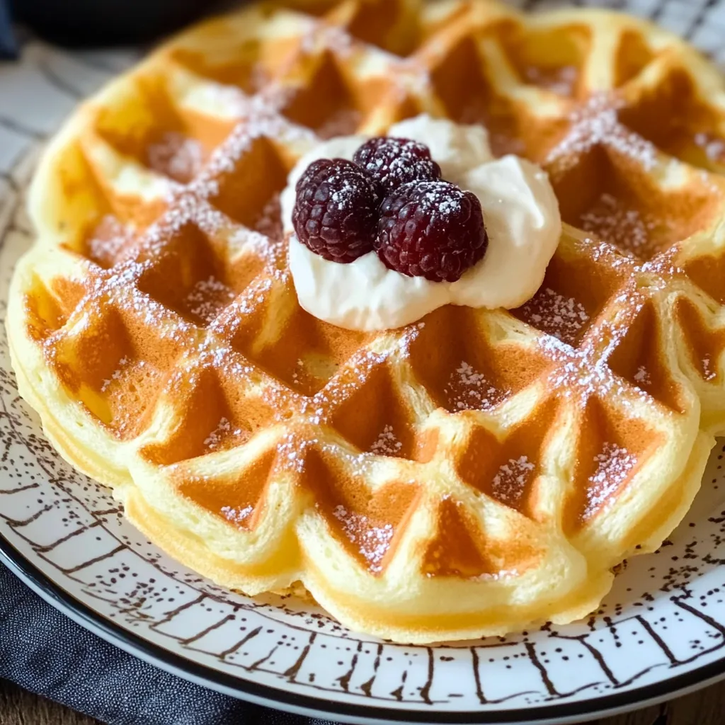 Waffeln ohne Zucker und Butter