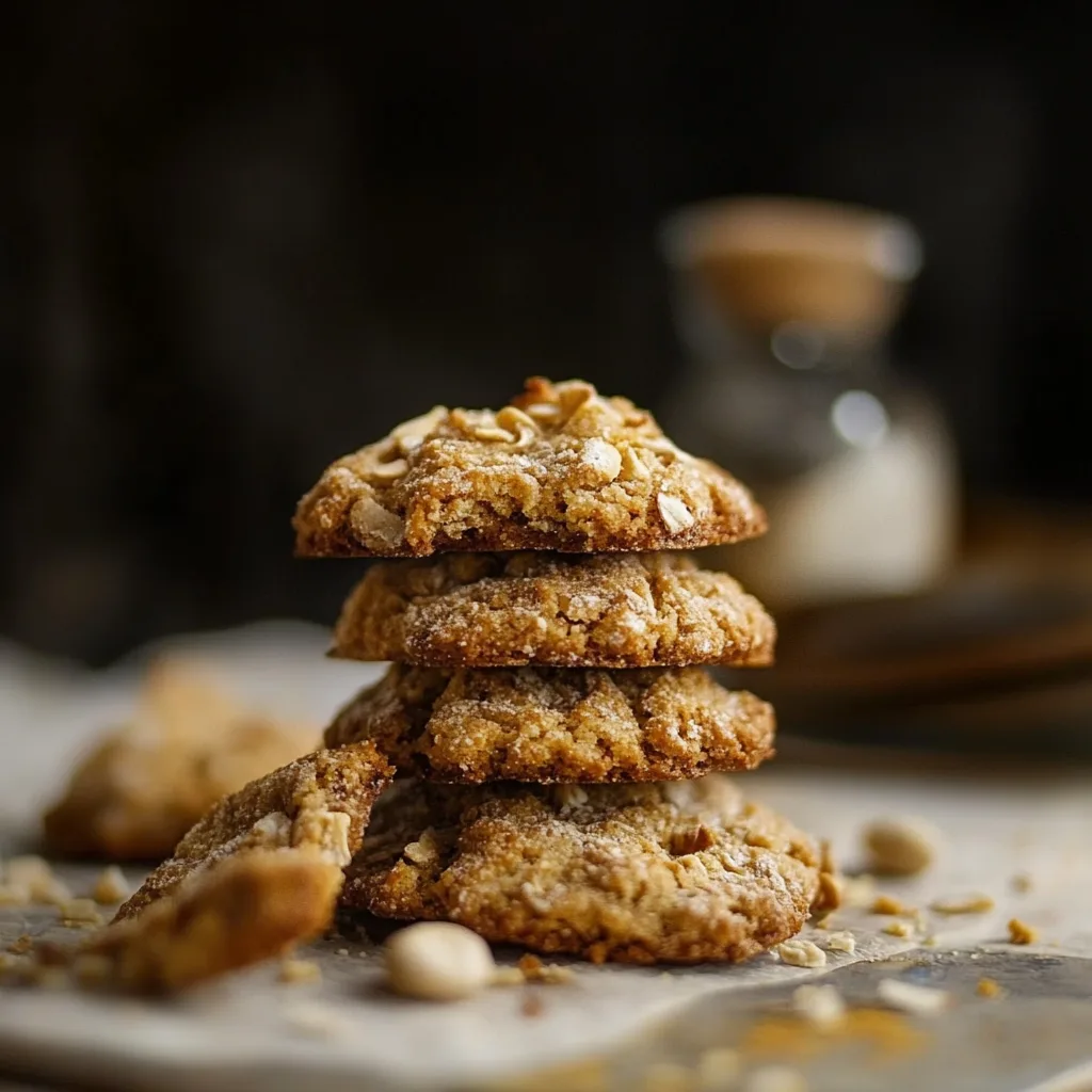 Knusprige Walnuss Cookies mit Zimt