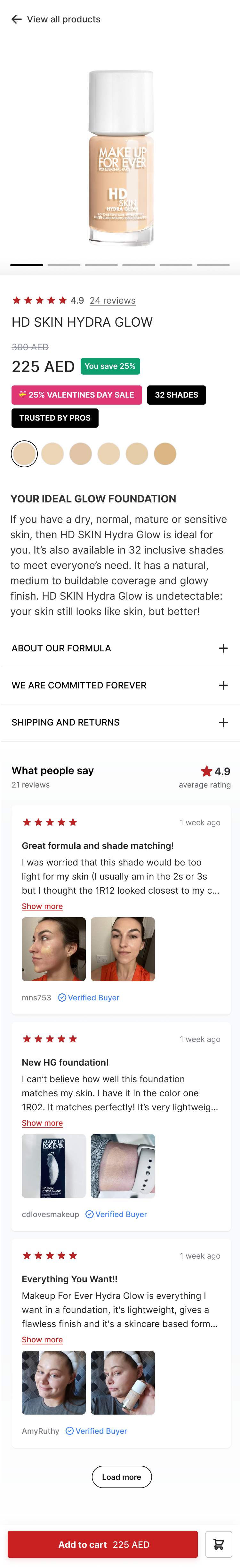 Make Up For Ever micro-store