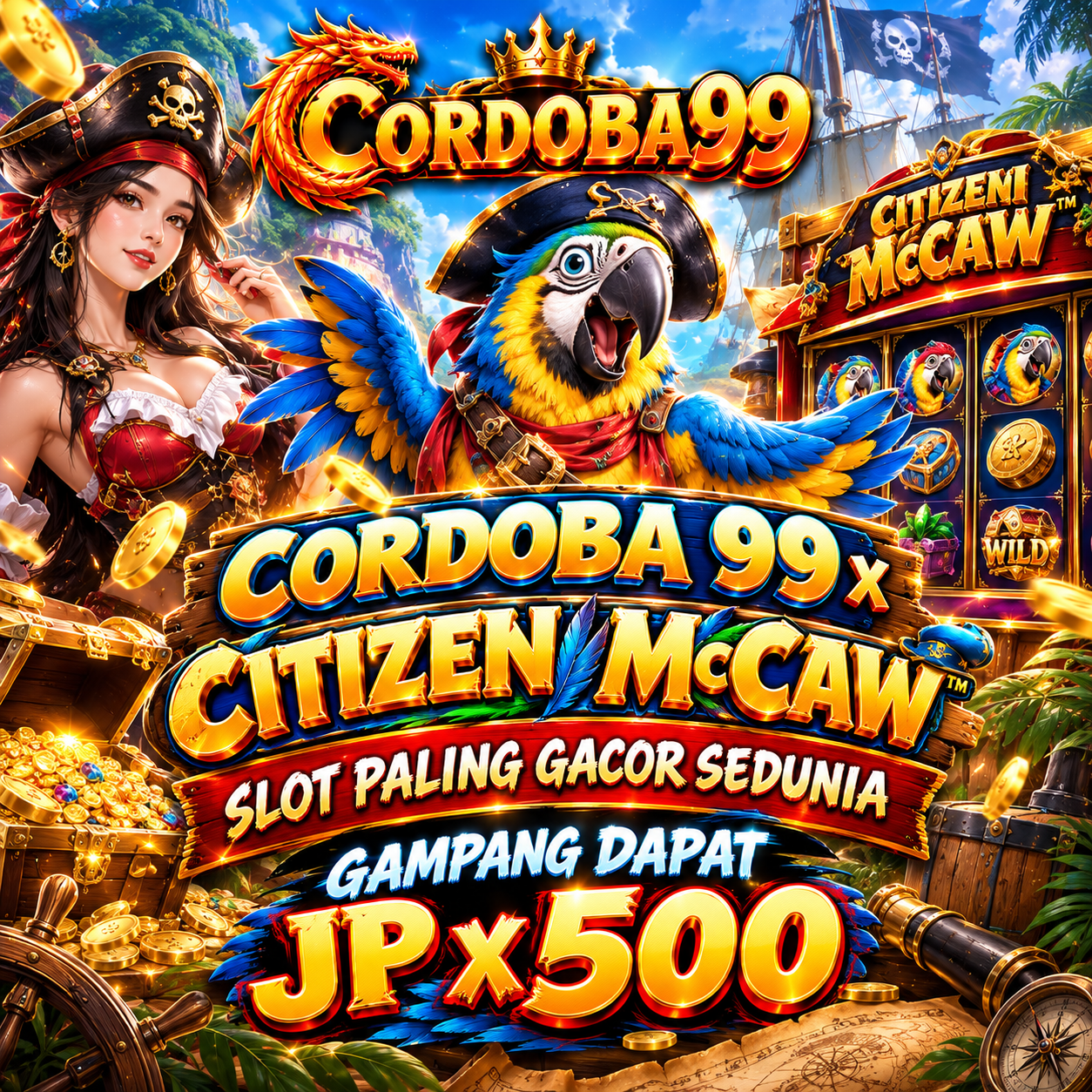 Cordoba99: Cordoba 99 x Citizen McCaw Slot Paling Gacor Sedunia Gampang Dapat Jp x500