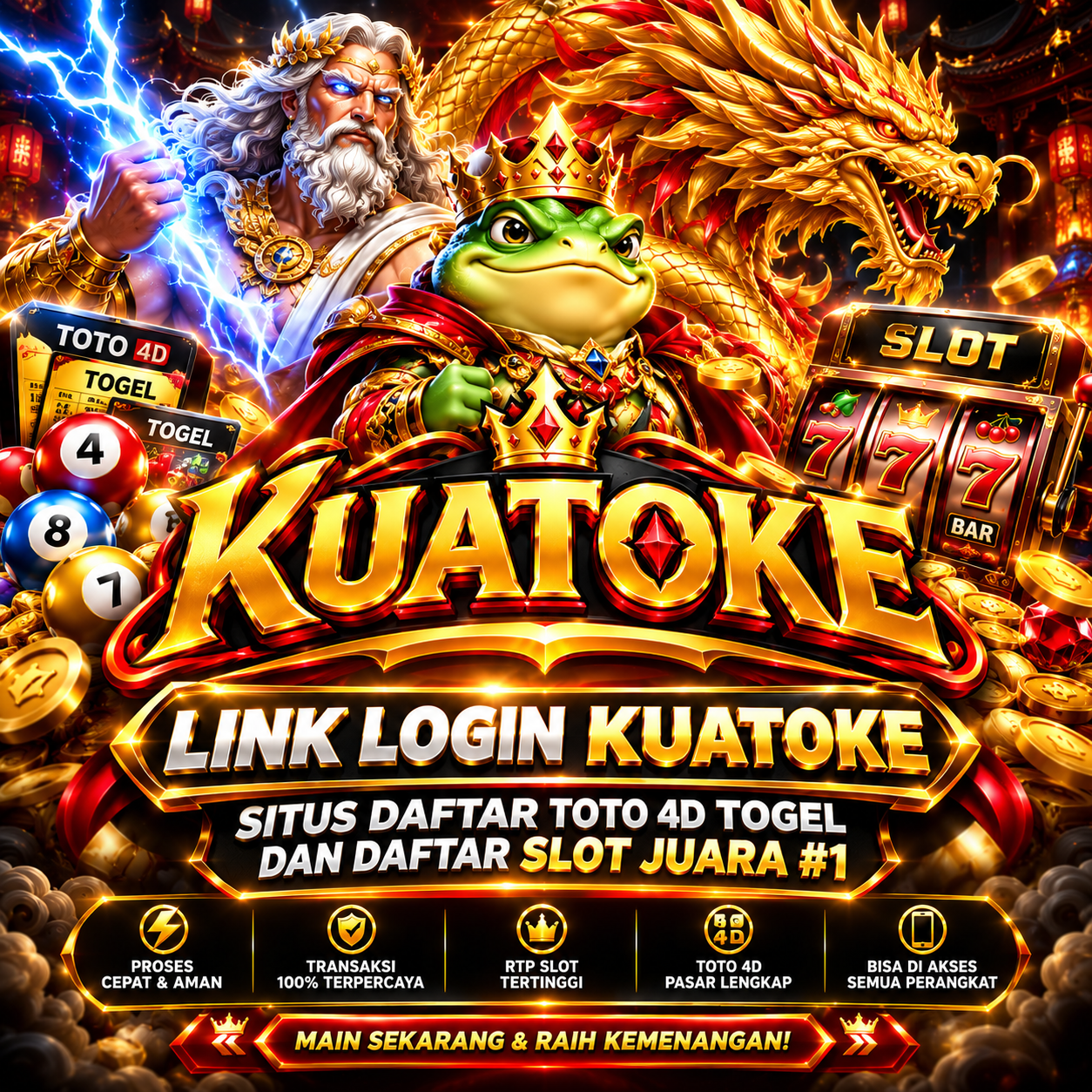 Kuatoke Situs Slot dan Togel Online Terpercaya