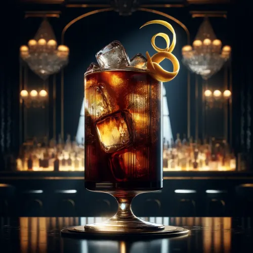 Midnight Bourbon Tea Cocktail Image