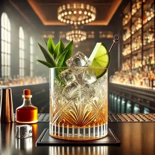 Tropical Nightfall Tea Cocktail Image