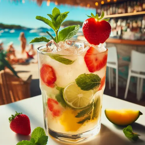 Tropical Breeze Mojito Cocktail Image