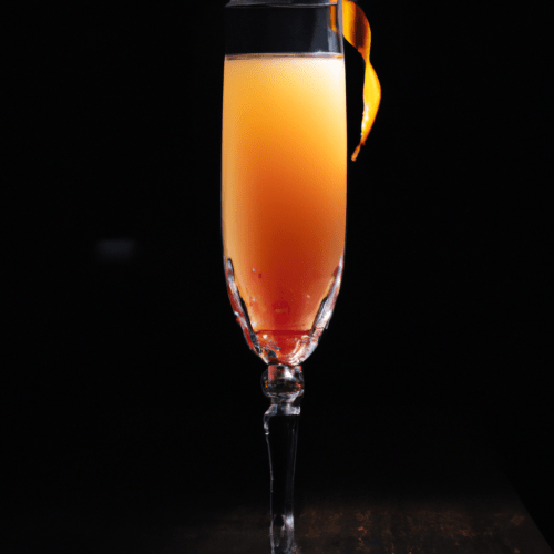 Sunset Vodka Sparkle Cocktail Image