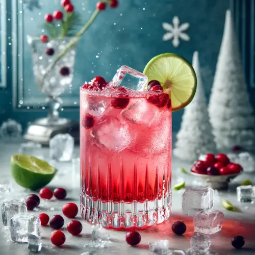 The Sparkling Arctic Cosmo Cocktail Image