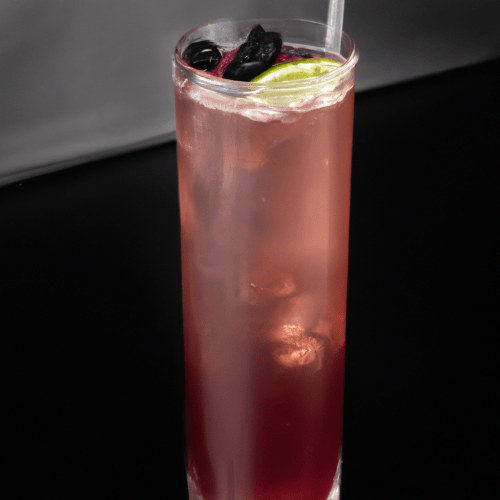 The Bold Midnight Bramble Blast Cocktail Image