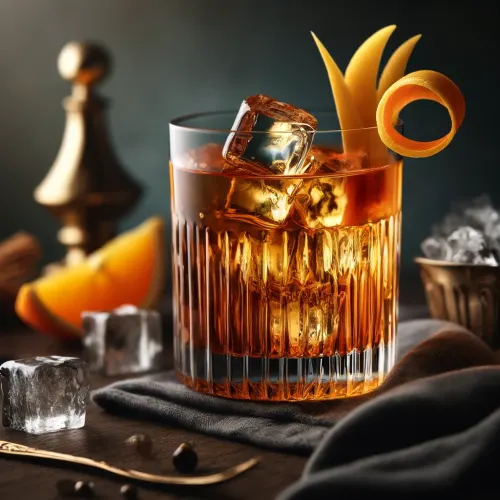 Twilight Citrus Fashioned Cocktail Image