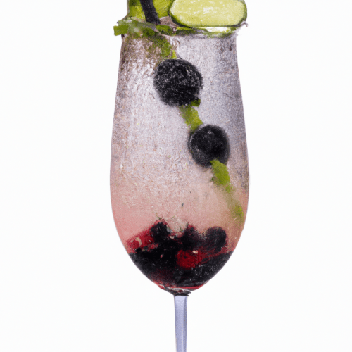 Mystic Blackberry Gin Fizz Cocktail Image