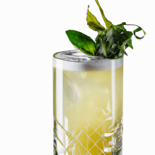 Basil Ginger Fizz Cocktail Image