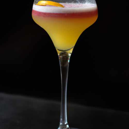 Peachy Dusk Delight Cocktail Image
