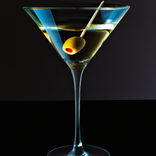 Dry Martini Cocktail Image