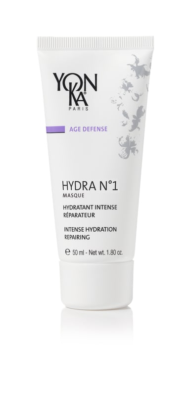 Yon-Ka Paris Hydra N°1 Masque Age Defense intense hydration repairing face mask, 50ml white tube.