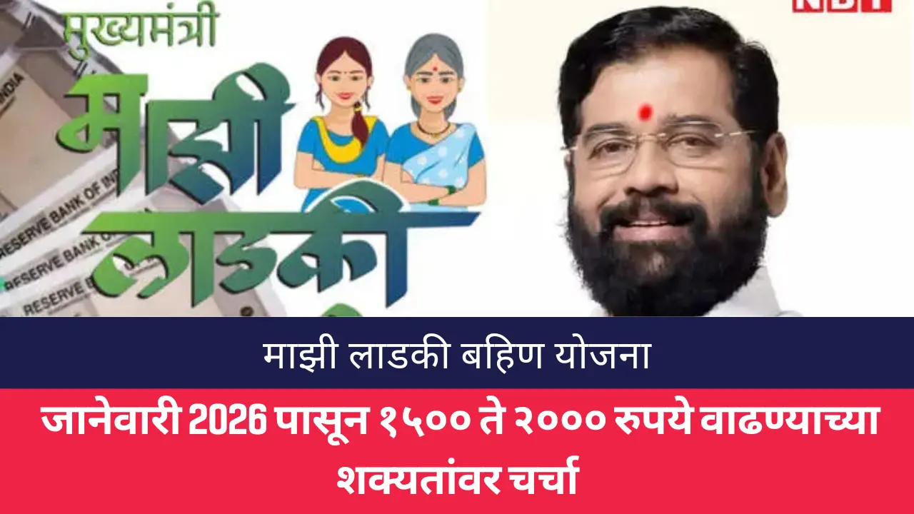महाराष्ट्र Majhi Ladki Bahin योजनेतील वाढ? जनवरी 2026 पासून ₹1,500 ते ₹2,000 ची चर्चा