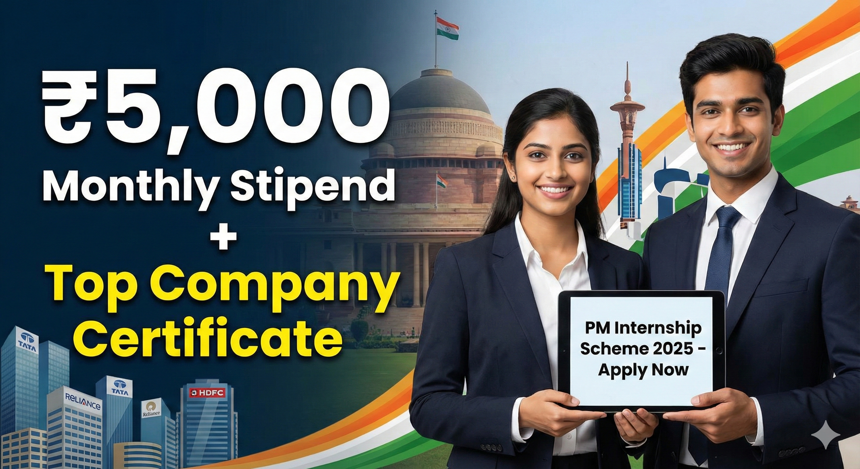 PM Internship Scheme 2025: Get ₹5,000 Monthly Stipend & Corporate Experience – Apply Now