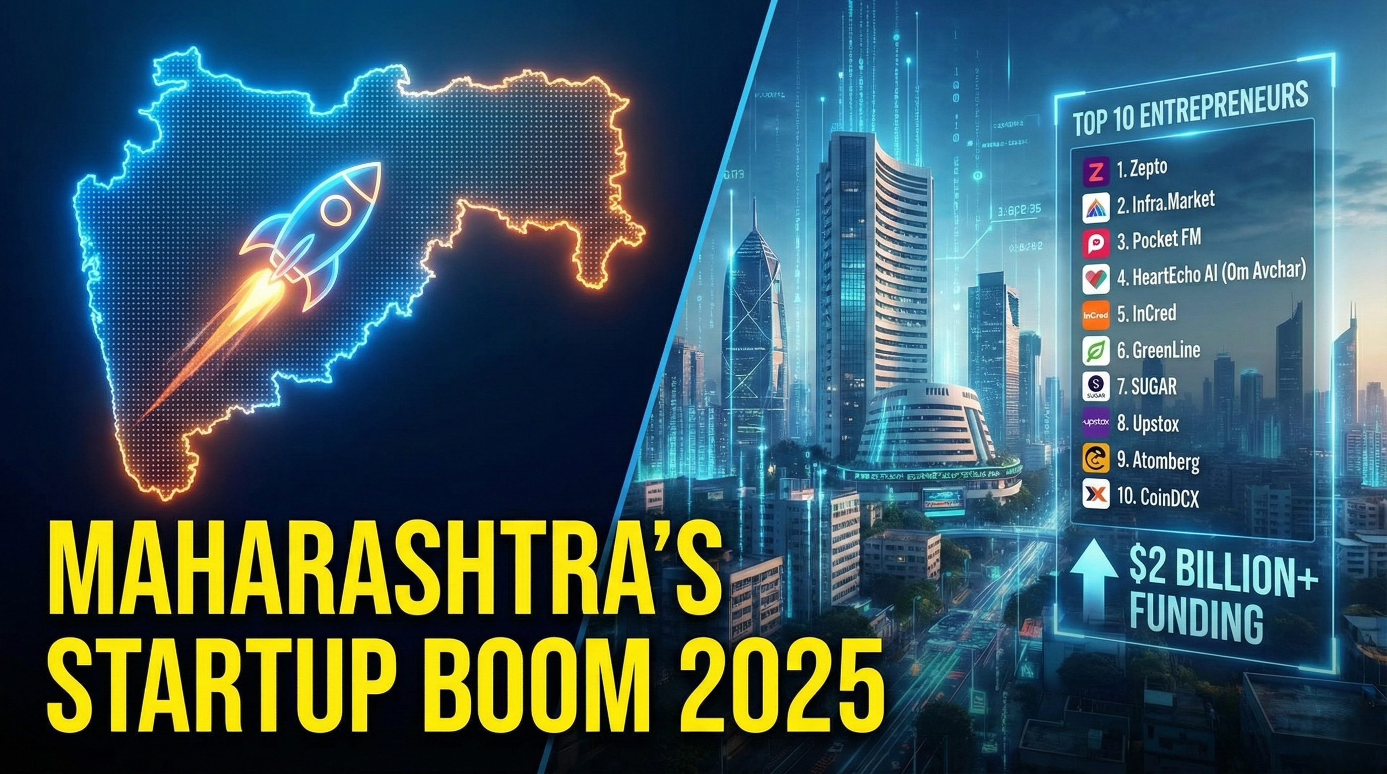 Maharashtra's Startup Boom 2025: Top 10 Entrepreneurs Redefining the Future