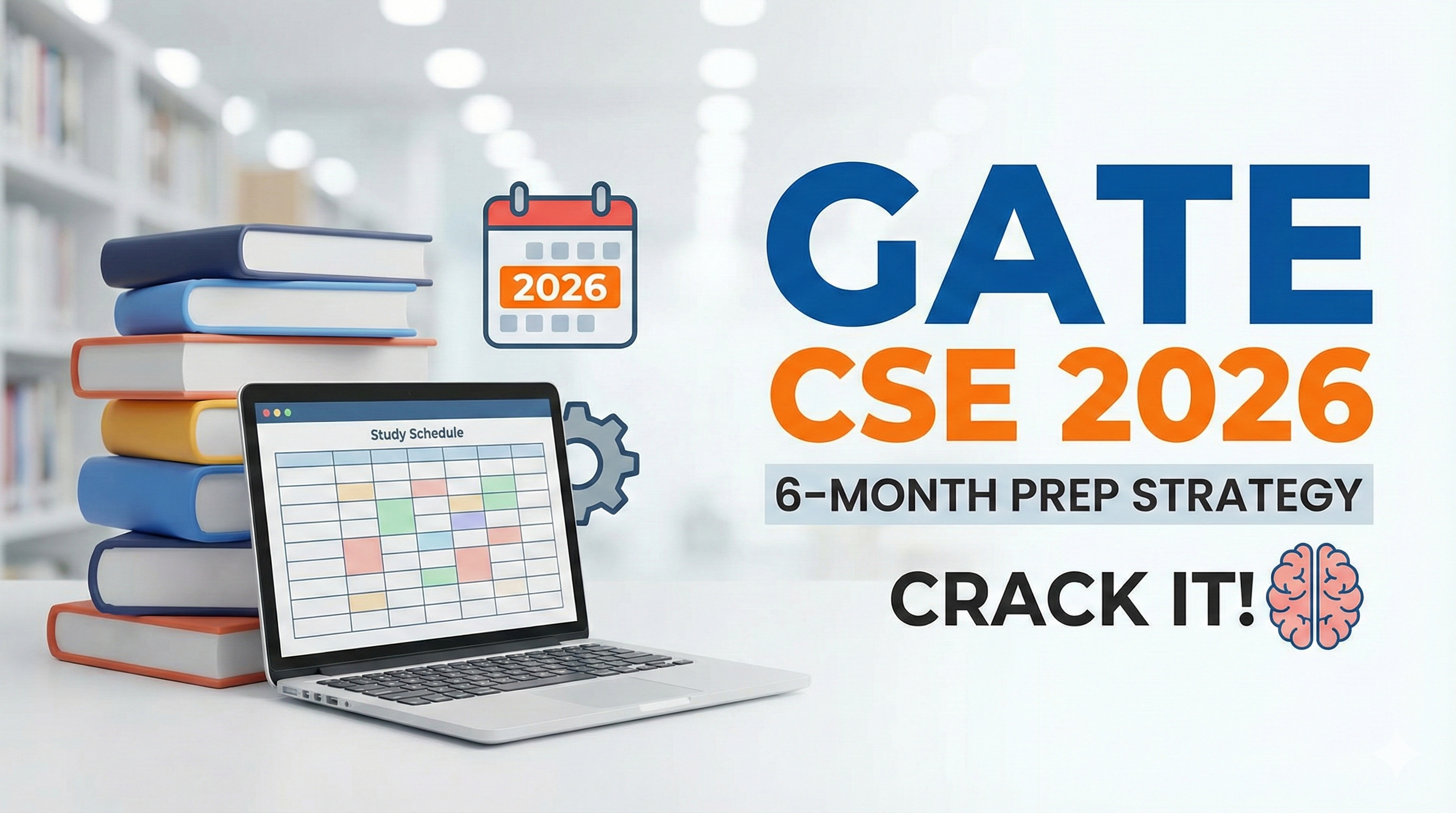 GATE CSE 2026 Preparation Strategy: How to Crack it in 6 Months